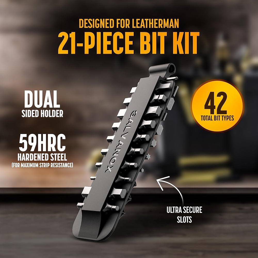 カランビット 46 Amazon | Galvanox 21PC フラットビットキット レザーマンマルチ